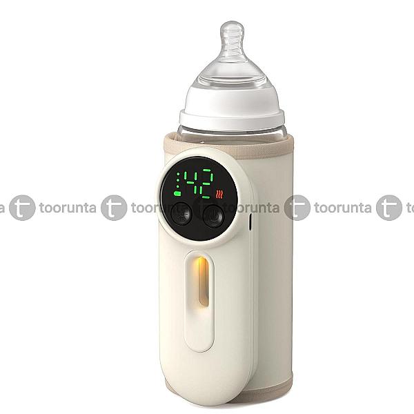 Portable Milk Bottle Warmer For Baby Rechargeable Breast Milk & Formula Warmer With Temperature Control