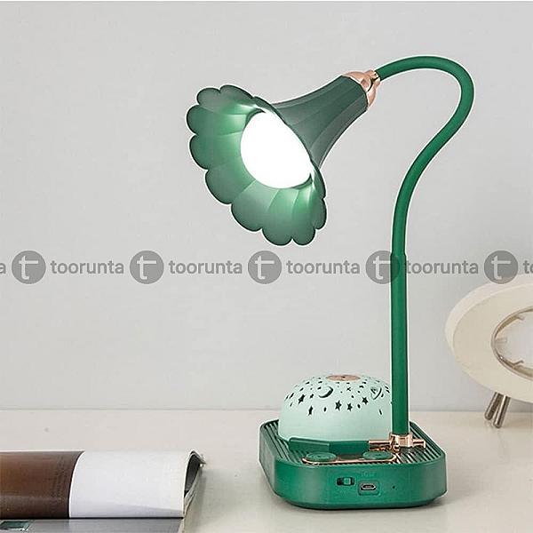 Flower Led Table Lamp With Star Projector