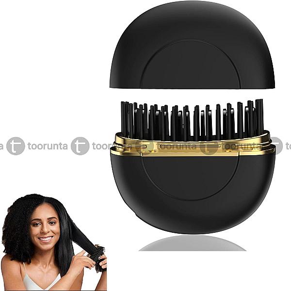 Multi Functional Straight Comb Mini Hair Straightener, Rechargeable, 3-speed Temperature Adjustment, Suitable For Travel