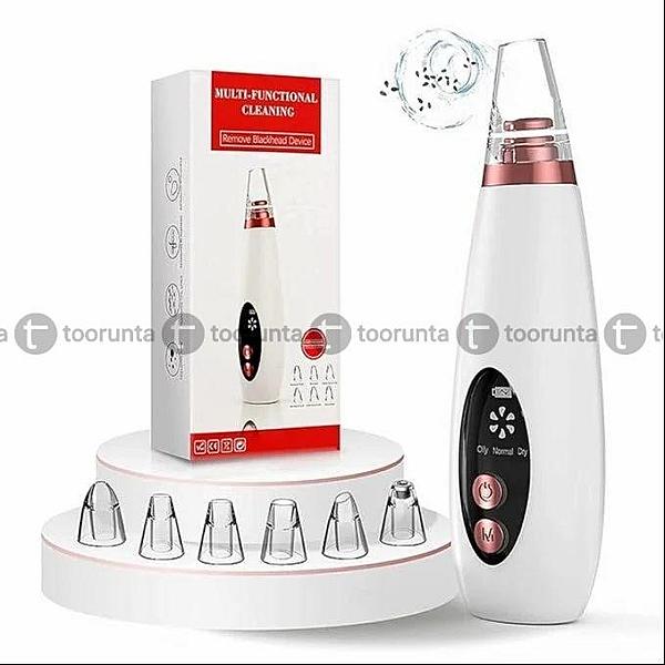 6 In 1 Rechargeable Electric Blackhead & Whitehead Remover Vacuum Pore Cleaner Facial Cleansing Tool
