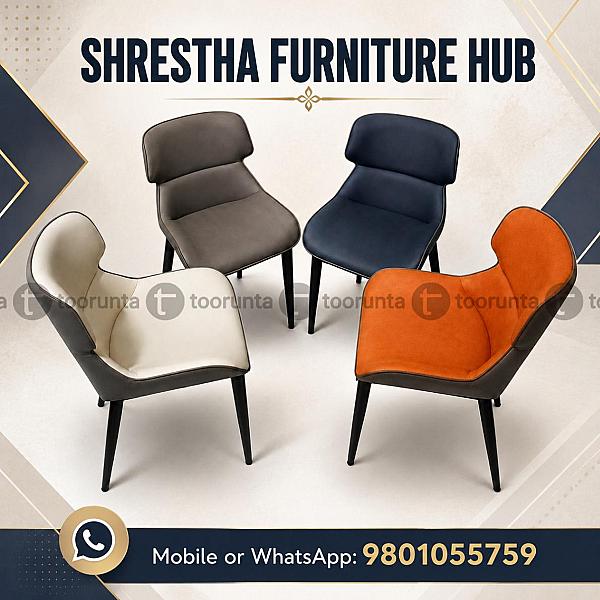 Modern Upholstered Dining Chairs Set – Luxury Leatherette Accent Chairs For Home, Office & Cafe