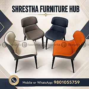 Modern Upholstered Dining Chairs Set – Luxury Leatherette Accent Chairs for Home, Office & Cafe