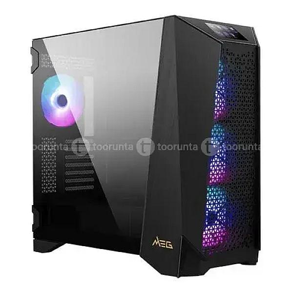 Msi Meg Prospect 700r Full Tower Gaming Pc Cabinet | Sleek Black Cabinet Pc | Touch Panel | Argb Fans | Usb Type-c | Tempered Glass | Mini-itx