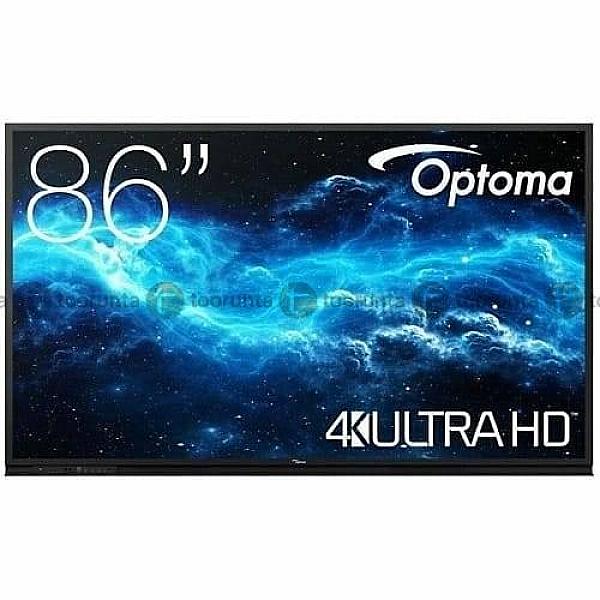 Optoma 3862rk Interactive Display 86″ | 4k Uhd 3840×2160 Multitouch 20pts 400cd/m2 4gb/32gb 6ms Angle Of Vision 178 Pen Holder Speakers