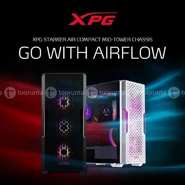 Adata Xpg Starker Air Mid-tower Gaming Casing | (Starker-air-bkcww)