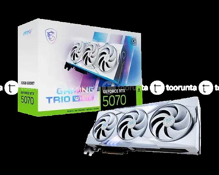 Msi Geforce Rtx 5070 12g Gaming Trio Oc Graphic | Rtx 5070 Gpu,12gb Of Gddr7 Ram | Boost Clock Of 2610 Mhz | Tri Frozr 4 With Stormforce Fans | 650w
