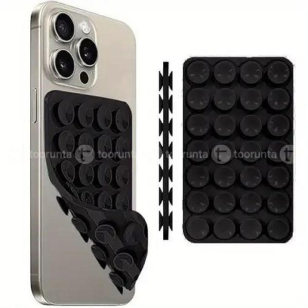 Silicone Suction Cup Phone Case Mount Double-sided Hands Free Sticky Grip