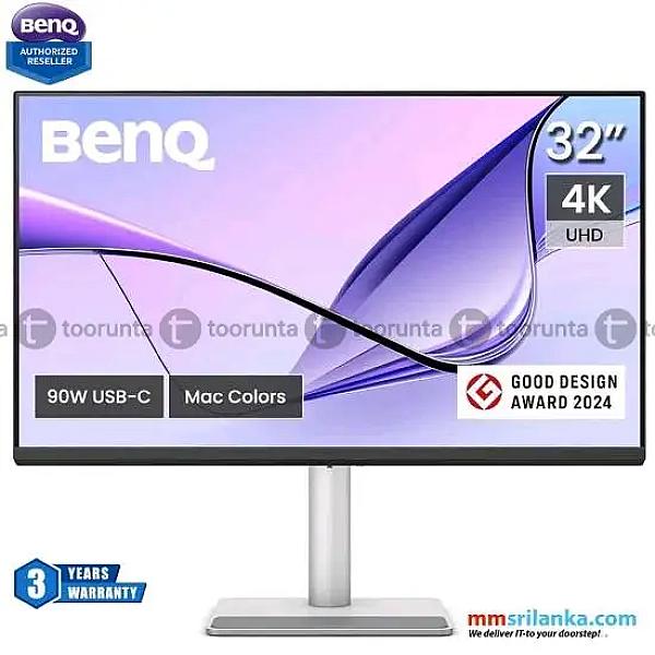Benq Ma320u 32″ 4k Hdr Monitor | Monitor For Macbooks | Uhd 4k 3840 X 2160 At 60 Hz | 600 Nits Peak Brightness (Hdr) | 99% Srgb & 97% Dci-p3 Coverage | Integrated Usb Hub & Stereo Speakers