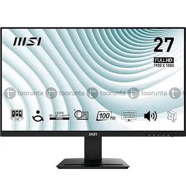 Msi Pro Mp273a Professional Business Monitor | 27″ 16:9 Ips Panel | Full Hd 1920 X 1080 At 100 Hz | Dual 3w Speakers | 3.5mm Audio Input | 1 Ms (Mprt) & 4 Ms (Gtg) Response Times