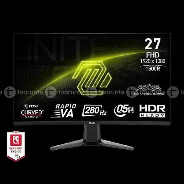 Msi Mag 276cxf 27″ Fhd 280hz Curved Gaming Monitor | 27″ Curved Gaming | Adjustability: Tilt