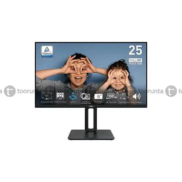 Msi Pro Mp251 24.5 Inch Monitor | Ips 1920 X 1080 (Fhd) | 100hz-hdmi-vga Port-vesa Mountable-tilt-speaker-1ms