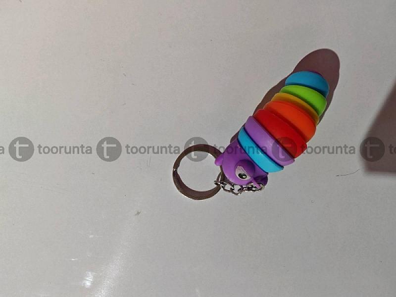 Caterpillar Keychain