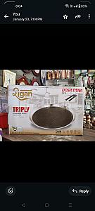 Ragan Triply Honeycomb Stainless Steel Dosa Tawa
