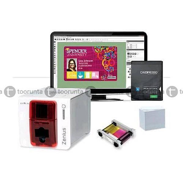 Evolis Zenius Single Sided Id Card Printer | 1 Year Parts Replacement Warranty