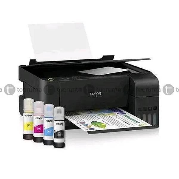 Epson L3210 A4 Size Color All-in-one Ink Tank Printer | Print, Scan, Copy | 1 Year Parts Replacement Warranty