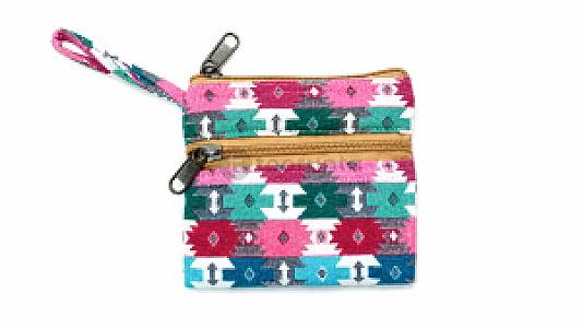 Multi-Color Cotton Coin Pouch / Eco-Friendly Small Bag (Made in Nepal)