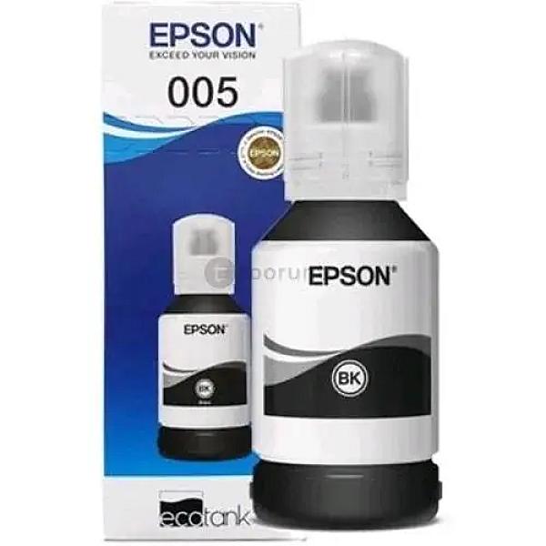 Epson 005 Genuine High Capacity Black Pigment Ink Bottle | 6000 Page Yield | Bottle For M1100/m1120/m1170/m2140 /M2170 Printer Models
