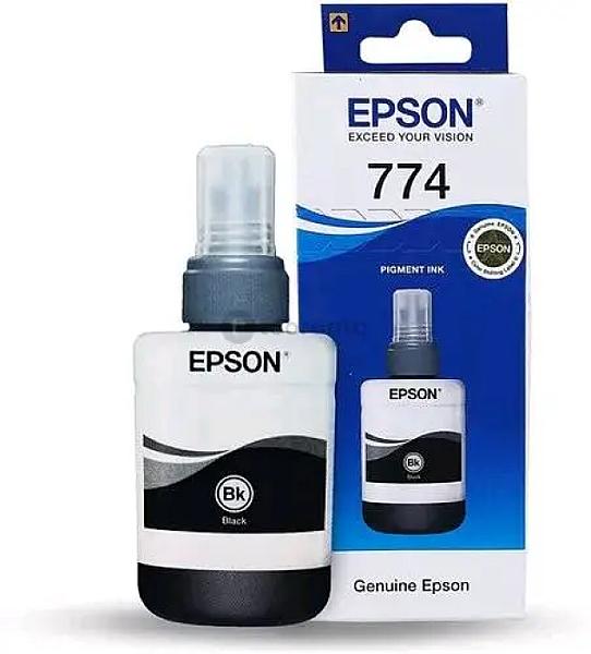 Epson Black Mono Pigment T7741 | 140 Ml Ink Bottle | For Epson M100 & M200 Printer