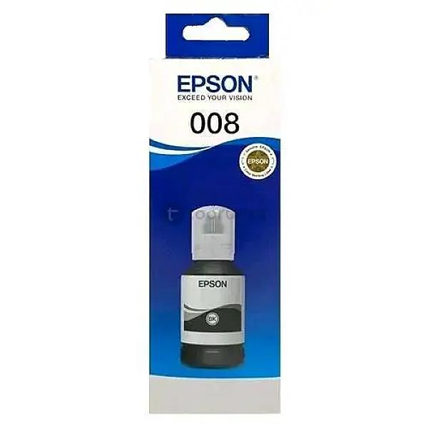 Epson Original 008 Black Ink Bottle | Epson L15150/ M15140/ M15180/ L6460/ L6490/ L6580/ L6570/ L15180