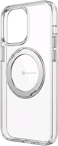 Single Stand Anti Yellow Transparent Phone Cover