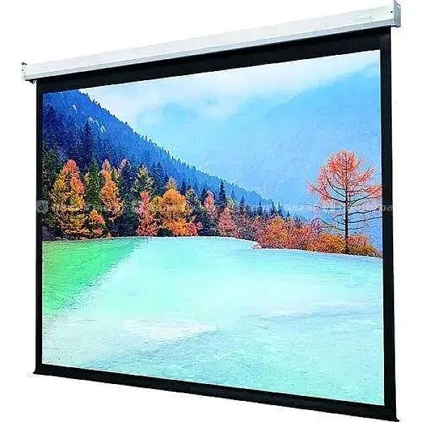 Projector Manual Wall Mount 90″x120″,150″ Diagonal 4:3 | 7.5feet Height & 10feet Width