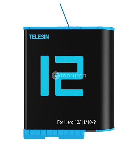 Telesin Replacement Battery For Gopro Hero 12 / 11 / 10 / 9