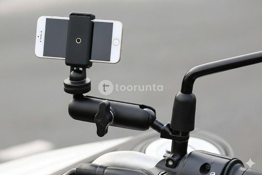 Motorcycle Phone Holder Bike Mobile Holder For Pathao Metal