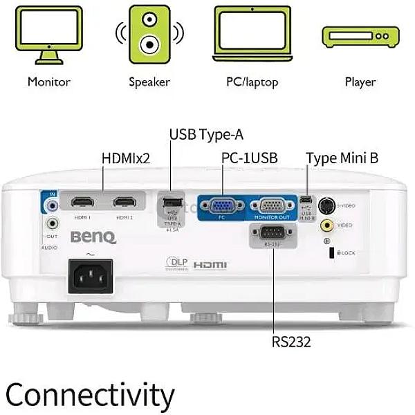 Projectorbenq Mw560 / Wxga / 4000 Lumens / Dlp Projector