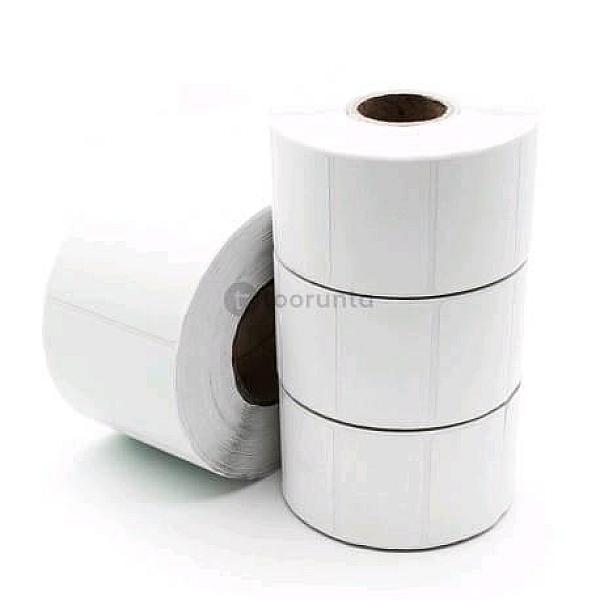 Thermal Transfer 50 X 25mm Barcode Label | Chromo Or T T | 2500 Pic Per Roll | Oil \ Water \ Scratch-resistant | Brand : Grass