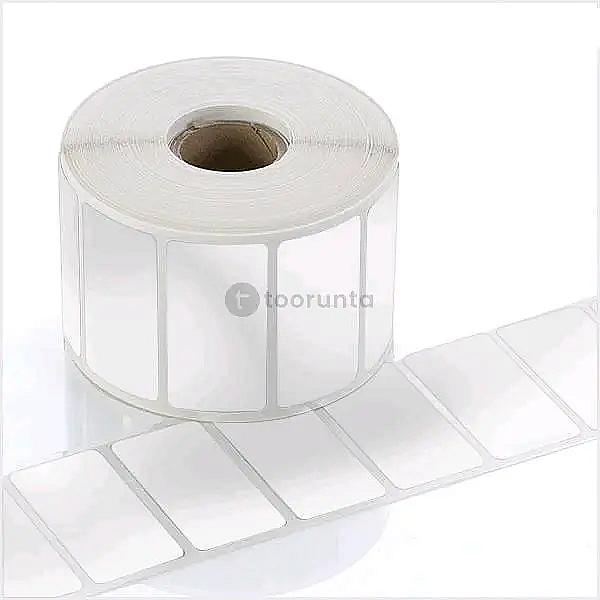 Polyester Die-cut Labels | 50mm X 25mm | Permanent Adhesive | 2500 Labels Per Roll | 25mm Cores