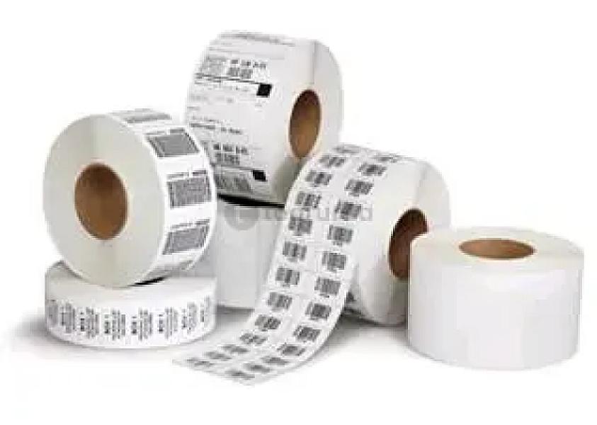 Barcode Tt Label Sticker 40 X 60mm | 1500 Pic Per Roll | Chromo Or Thermal Transfer | Oil \ Water \ Scratch-resistant