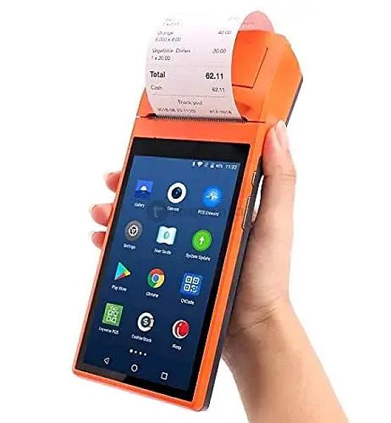 Hcctg R330 Plus Android Smart Handheld Mobile Terminal With 58mm Printer | 3gb Ram +32gb Rom | 5.5“ Hd, 1440*720,capacitive Multi-touch | 1 Year Parts Replacement Warranty
