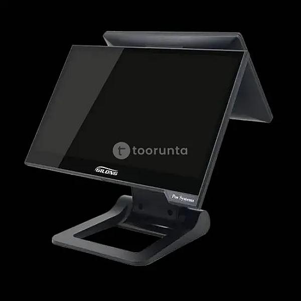 Gilong A2 I5 Pos Terminal System | 8gb Ram | 128gb Ssd | 15.6″ Tft Touch | Secondary Screen Size: 11.6″ | 1 Year Parts Replacement Warranty