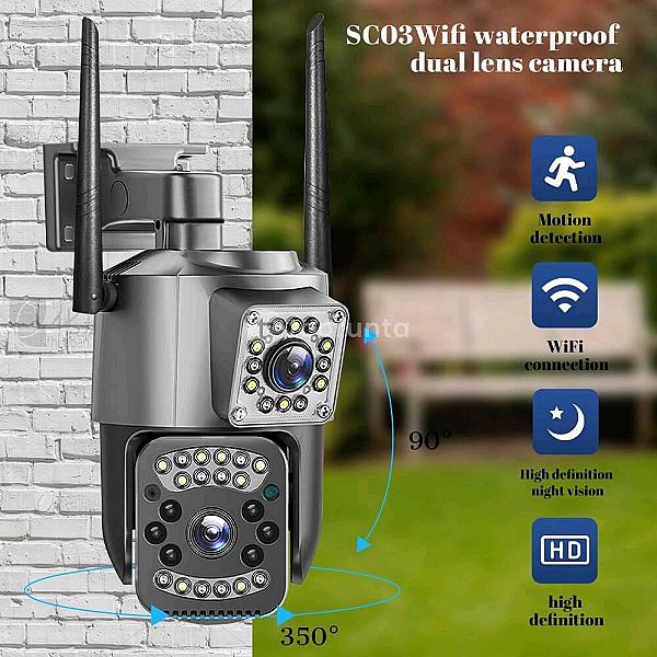 Dual Lens Cctv Camera
