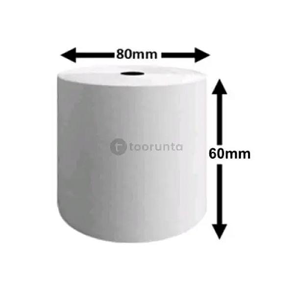 Thermal Paper Roll 80mm X 60mm | Width Of Roll 80mm | Box: 50 Roll | Brand : Yoi