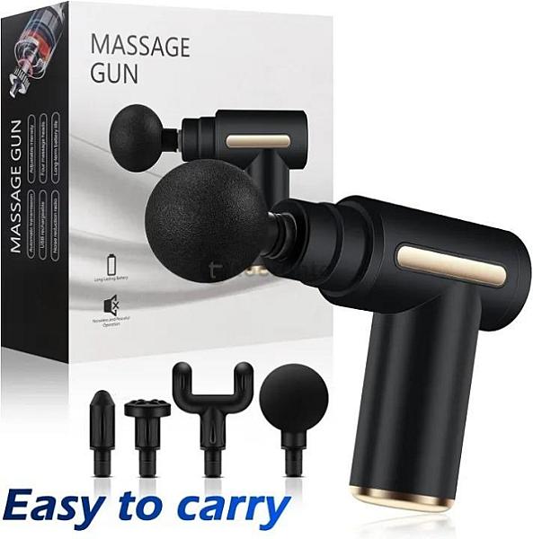 Massage Gun, Small Travel Tool, Massage Gun Deep Tissue, Percussion Handheld Portable Muscle Massager Tool For Full Body Pain Relief, Ideal Gifts For Men, Women(color Assorted)