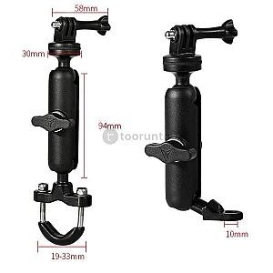 Universal tube clamp for action camera and insta camera