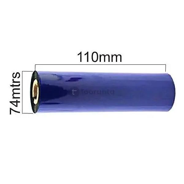 Thermal Transfer Resin Ribbon 105mm X 74mtrs | Use For Jewellery Labels