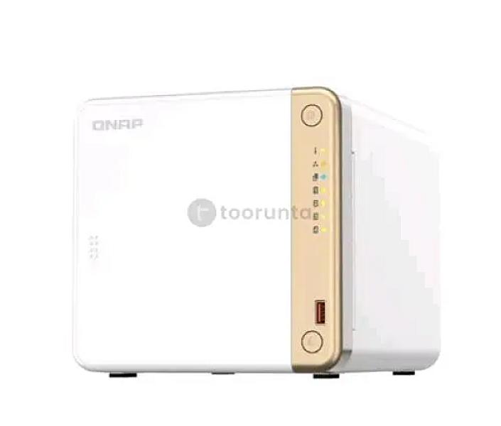 Qnap Ts-462-4g | Intel® Celeron® N4505 2-core/2-thread Processor, Burst Up To 2.9 Ghz | 4 Gb Ram | 4gb Flash |4 Drive Bay Nas Storage