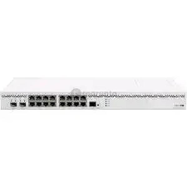 Mikrotik Ccr2004-16g-2s+ 18-port Multi-gig Router | 2 X 10gb Sfp+ Ports | 1 X Rj45 Console Port | 1 Year Parts Replacement Warranty