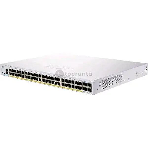 Cisco Cbs350-48p-4x Managed Switch | 48 Port Poe | 4x10g Sfp+ Ports | 176 Gb/s Switching Capacity