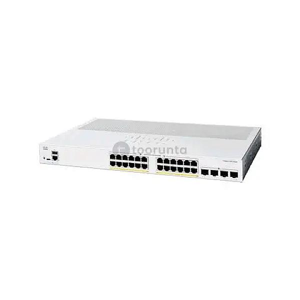 Cisco Catalyst C1300-24t-4g 24-port Gigabit Managed Switch | 24 X Gigabit Ethernet Ports | 4 X Gigabit Sfp Ports | 56 Gb/s Switching Capacity