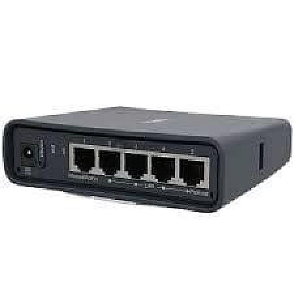 Mikrotik Hap Ac Lite Tc Rb952ui-5ac2nd-tc | Dual-concurrent 2.4/5ghz Ap | 802.11ac | Five Ethernet Ports | Poe-out On Port 5 | Usb For 3g/4g Support | 1 Year Parts Replacement Warranty