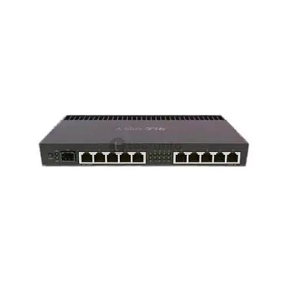 Mikrotik Rb4011igs+rm Router | Powerful 10xgigabit Port Router With A Quad-core 1.4ghz Cpu, 1gb Ram, Sfp+ 10gbps Cage And Desktop Case With Rack Ear | 1 Year Parts Replacement Warranty