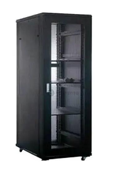 Bolein 27u Wall Mount Network Cabinet | 600x1000mm Dimension | Mesh Front Door And Steel Rear Door | Black