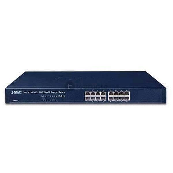 Planet Gsw-1601 – 16 Ports 10/100/1000 Mbps Gigabit Ethernet Switch