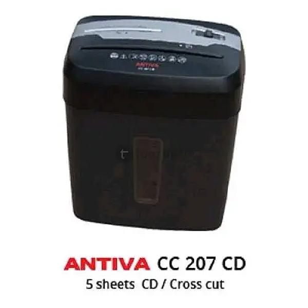 Antiva Cc 207 Cd – Paper Shredders | Over Load & Heat Protection | 5-6 Sheet | Speed (Meters/minute 2 Mtrs/min | 1 Year Parts Replacement Warranty