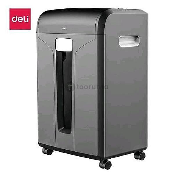 Deli Cross Cut Paper Shredder E14400 | Shred Capacity (70g, A4): 16 Sheets | Shred Speed (M/min): ≥2 | Bin Capacity : 31 Liters