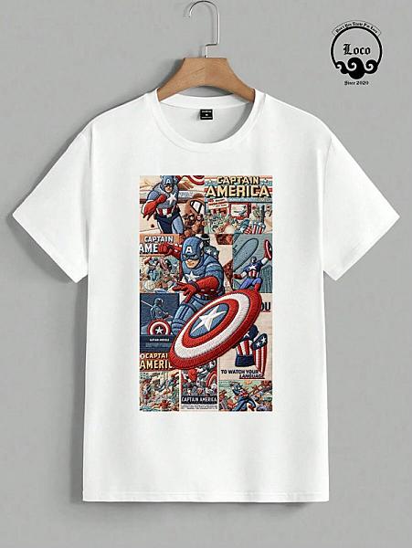 Embroidery Ts001(captain America)