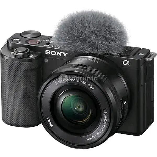 Sony Alpha Zv-e10 Mirrorless Digital Camera | 24.2 Mega Pixel Interchangeable-lens Mirrorless Vlog Camera, Made For Creators | Aps-c Sensor |Advanced Autofocus | Clear Audio & 4k Movie Recording